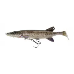 Savage Gear Gumová Nástraha 3D Pike Shad Slow White Pike 20 cm 65 g Oblíbený