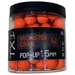 Shimano Plovoucí Boilie TX1 Pop Up Monster Crab Orange 15mm 80g Víkendová Akce