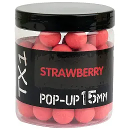 Shimano Plovoucí Boilie TX1 Pop Up Strawberry Fluoro Red 15mm 80g Super Cena