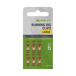Rychlé Dodání KORUM - Montáž Smokescreen Running Rig Clips, Large