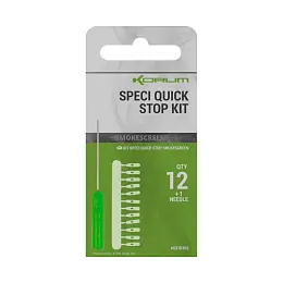 Časově Omezené KORUM - Zarážky Smokescreen Speci Quick Stop Kit 12 ks