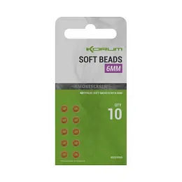 KORUM - Korálky Smokescreen Soft Beads 10ks, 6mm Odeslání Ihned