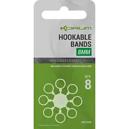 Nejlepší Cena KORUM - Kroužky Smokescreen Hookable Bands 8ks, 8mm