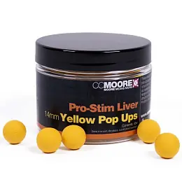 CC Moore - POP UPS Pro-Stim Liver, 14mm, 45ks, Yellow Aktuální
