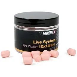 Víkendová Akce CC Moore - Live System Dumbell Wafters Pink, 10x14mm, 65ks
