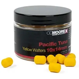 CC Moore - Pacific Tuna Dumbell Wafters Yellow, 10x14mm, 65ks Vrácení Zdarma