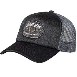 Nejprodávanější SAVAGE GEAR - Kšiltovka Badge Trucker Cap Black