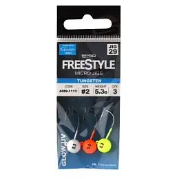 FreeStyle - Jigová hlava Tungsten Micro Jig29 Glow 2,2cm vel. 1 Autentický