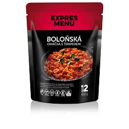 Vysoce Kvalitní EXPRES MENU - Boloňská omáčka s tempehem (2 porce) - 600g
