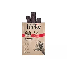 Jihočeké Jerky Hovězí Jerky s Chilli 20g Sleva