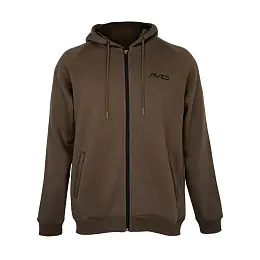 Expresní Doručení AVID CARP - Mikina Compound Zip Hoodie Brown