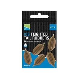 PRESTON INNOVATIONS - Nahazovací Převleky Na Krmítka ICS Flighted Tail Rubbers 30 mm 5 ks Sleva